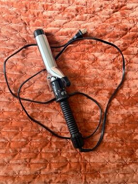 Conair Silver/Black Curling Iron - Women Hair Tools
